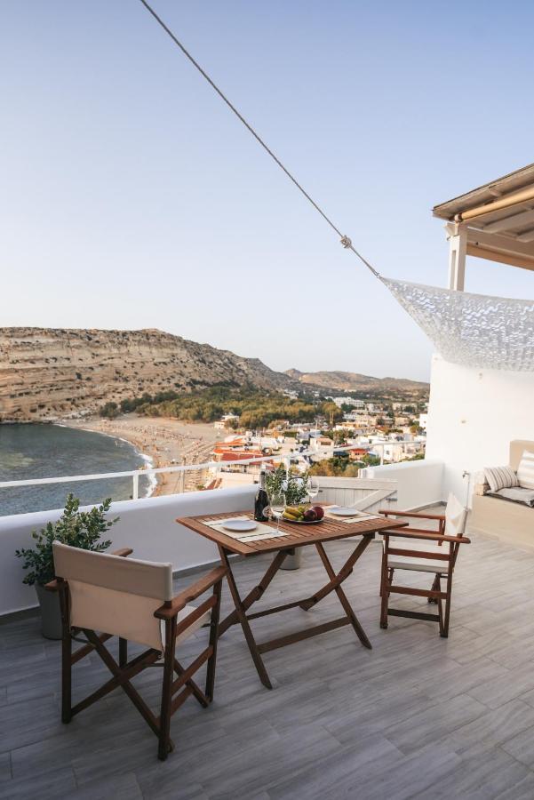 Nostos Cave Seaview Apartment Mátala Exterior foto