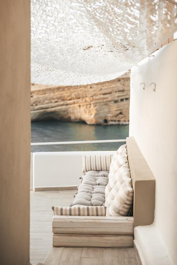 Nostos Cave Seaview Apartment Mátala Exterior foto